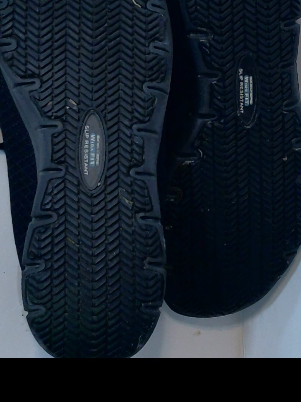 Skechers Work Slip Resistant Black Mesh Shoes Women's Size 6 Wide Fit - Picture 6 of 12